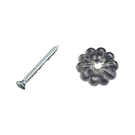 Us Hardware US Hardware RV Rosette Button 24 pk D-140B